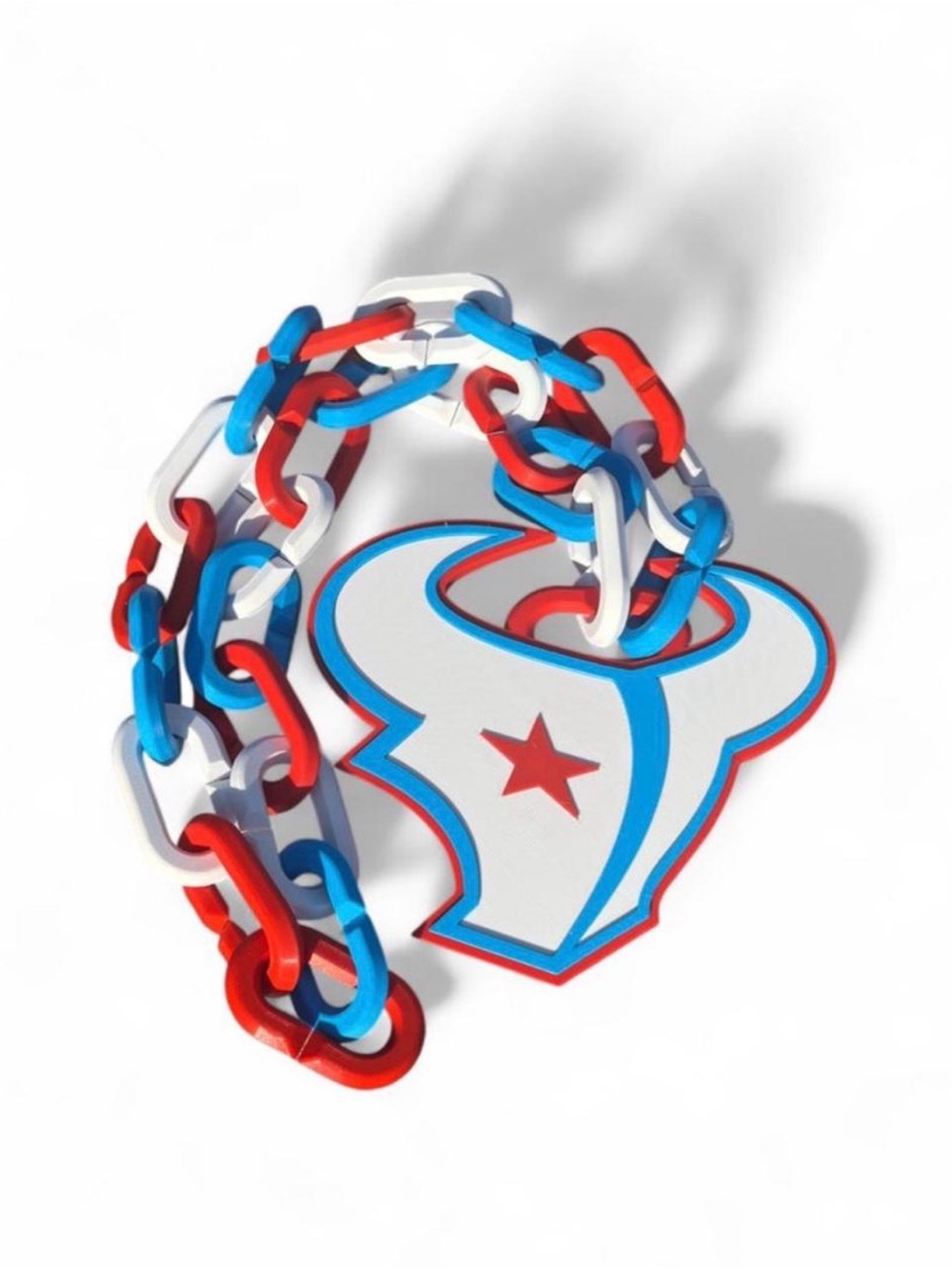 Red, White & Blue Team Pendant Necklace - Men Accessories Jewelry